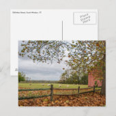 Herfst Boerderij Briefkaart (Voorkant / Achterkant)
