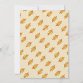 Herfst Boerderij Dieren Barnyard Drive-by Baby sho Kaart (Achterkant)