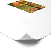 Herfst boerderij herfst pompoen grote print (Hoek)