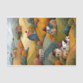 HERFST BOERDERIJ LIFE DECOUPAGE WEEFSELPAPIER TISSUEPAPIER (Voorkant)