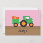 Herfst Boerderij Thema Partij Uitnodiging (Achterkant)