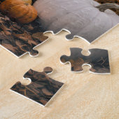 Herfst Boerderijhek met Boog Legpuzzel (Zijkant)