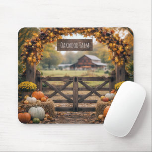 Herfst Boerderijhek met Boog Muismat