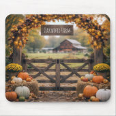 Herfst Boerderijhek met Boog Muismat (Voorkant)
