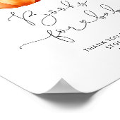 Herfst Boeren markt lokaal geteelde Boeken voor ba Poster (Hoek)