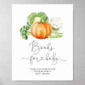 Herfst Boeren markt lokaal geteelde Boeken voor ba Poster (Voorkant)