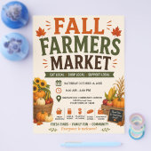 Herfst Boerenmarkt Flyer (Enkel)