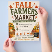 Herfst Boerenmarkt Flyer (Hand)