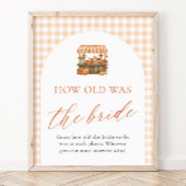 Herfst Boerenmarkt Hoe Oud Was De Bruid Bord Poster
