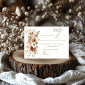 Herfst Bohemian Boho Herfst Bloemen | RSVP Kaartje