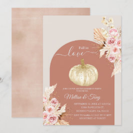 Herfst Boho Arch Pumpkin Verliefd Kaart