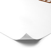 Herfst Boho Baby shower Welkomstteken Poster (Hoek)