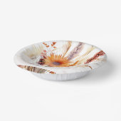 Herfst Boho bloemenbruiloft | Wit Papieren Kommen (Gebogen)