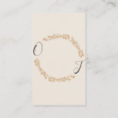 Herfst Boho Blooms | Modern Huwelijksverblijf Kaar Informatiekaartje (Achterkant)