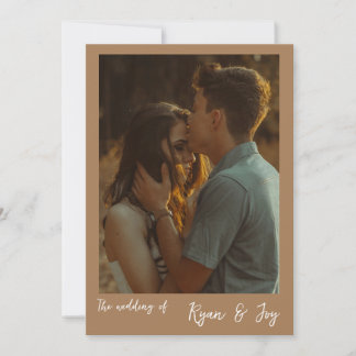 Herfst/Boho bruiloft uitnodiging