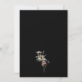 Herfst Boho Bruiloftsborrel Kaart (Achterkant)