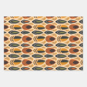 Herfst Boho en Boheemse bladeren Inpakpapier Vel (Voorkant 3)