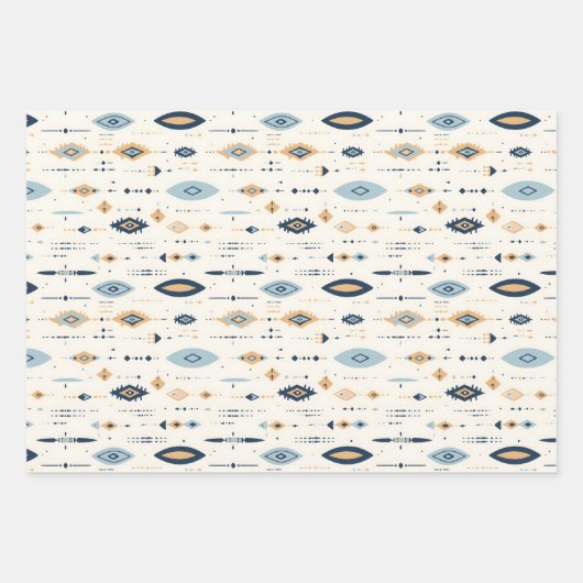 Herfst Boho en Boheemse bladeren Inpakpapier Vel (Voorkant 2)