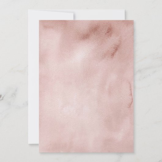 Herfst Boho Gentleman Bow Stropdas Baby shower Kaart (Achterkant)