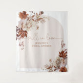 Herfst boho herfst in liefde bruids-shower wandtap wandkleed (Voorkant)