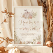 Herfst boho hoe groot is het poster van mama's bui