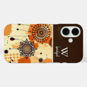 Herfst Boho Mandala Warm Aardse Bloemen Case-Mate iPhone Case (Achterkant (horizontaal))