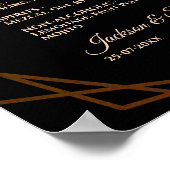 Herfst boho Modern Eenvoudige botanische elegantie Poster (Hoek)