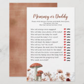 Herfst Boho Mushroom Floral Mouse of Dad Games (Voorkant / Achterkant)