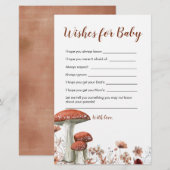 Herfst Boho paddenstoel Floral wil Baby (Voorkant / Achterkant)