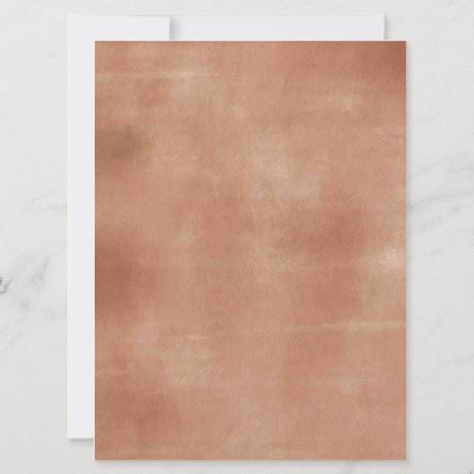 Herfst Boho Paddenzaal Eerste verjaardag Uitnodigi Kaart (Achterkant)