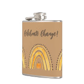Herfst Boho Regenboog Fles Heupfles (Links)