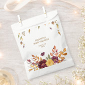 Herfst boho Rustic Baby shower Bedankzakje (Geknipt)