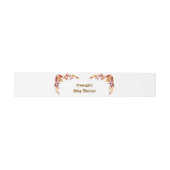 Herfst boho Rustieke Baby Shower Uitnodigingen Wikkel (Vlak)