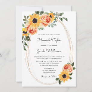Herfst Boho Terracotta Wedding Kaart