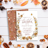 Herfst Boho Vrijgezellenfeest Kaart