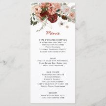 Herfst Boho Waterverf Bloemen Bruiloft