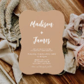 Herfst Boho woestijn foto bruiloft Kaart