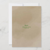 Herfst Boho Woodland Boy Happy camper 1st Birthday Kaart (Achterkant)