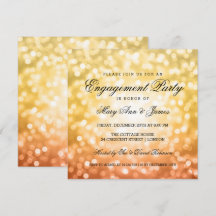 Herfst Bokeh Lights Engagement Party