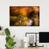 Herfst - Bomen - Hemelspad Poster (Thuiskantoor)