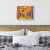 Herfst bomen omwikkeld canvas (Insitu (Slaapkamer))