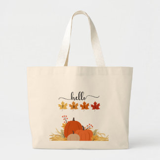 Herfst boodschappentas grote tote bag