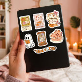 Herfst Bookish Ghost Reading Set Sheet Sticker