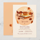 Herfst Books and Tea Kaart (Voorkant / Achterkant)