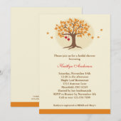 Herfst Boom Bridal Shower-uitnodiging Kaart (Voorkant / Achterkant)