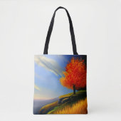 Herfst - Boom door de Canvas tas van de Oceaan (Voorkant)