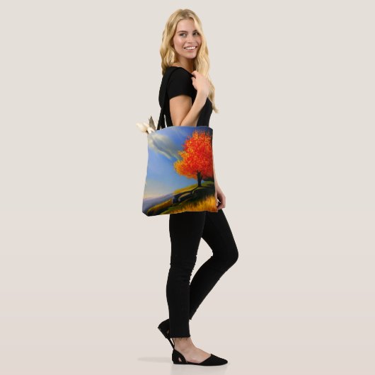 Herfst - Boom door de Canvas tas van de Oceaan (Op model)
