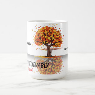 Herfst Boom Gelukkig Thanksgiving Gezegend Koffiemok
