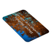 Herfst boom glinsterend in gouden flexibele fotoma magneet (Rechterzijde)