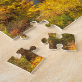 Herfst boom landschap, Maine Legpuzzel (Zijkant)